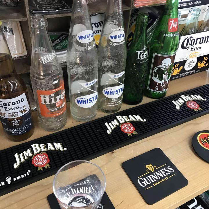 【BARマット Jim Beam】 61×8.7×1cm / ジムビーム バーマット ウイスキー BAR アメリカン雑貨