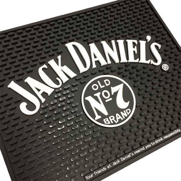 【BARマット JACK DANIEL'S スクエア】 35×28×1cm / ジャックダニエル バーマット ウイスキー BAR アメ..