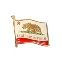 CALIFORNIA REPUBLIC カリフォルニア リパブリック 州旗 ピンバッジ ピンズ アメリカン雑貨