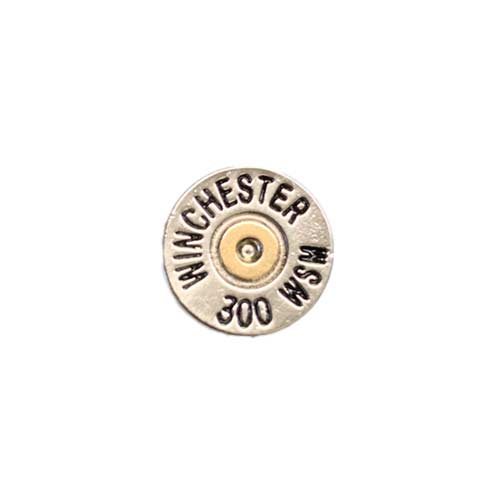 ピストル弾 [300 WSM] ヘッドスタンプ ピンズ ピンバッジ バレット ラペルピン 45口径 ウィンチェスター アメリカン雑貨