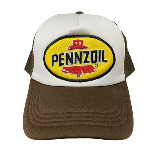 アメリカンレーシング メッシュキャップ PENNZOIL(BROWN) / PENNZOIL-BR-WH ペンゾイル アメリカンレーシング メッシュキャップ PENNZOIL(BROWN) / PENNZOIL-BR-WH ペンゾイル
