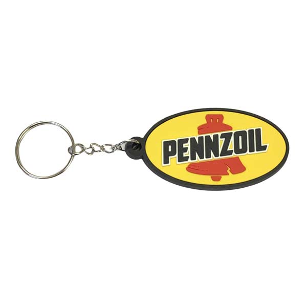 Rakuten - 【メール便可】ラバーキーホルダー [ペンズオイル] PENNZOIL / キーリング アメリカン雑貨