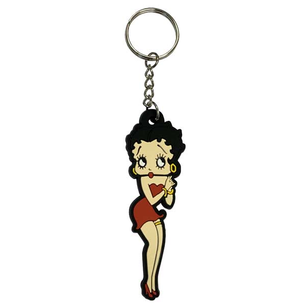 Rakuten - 【メール便可】ラバーキーホルダー [ベティブープ] Betty Boop / キーリング アメリカン雑貨