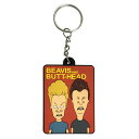 ラバー キーホルダー ビーバス アンド バットヘッド Beavis and Butt-Head キーリング アメリカン雑貨