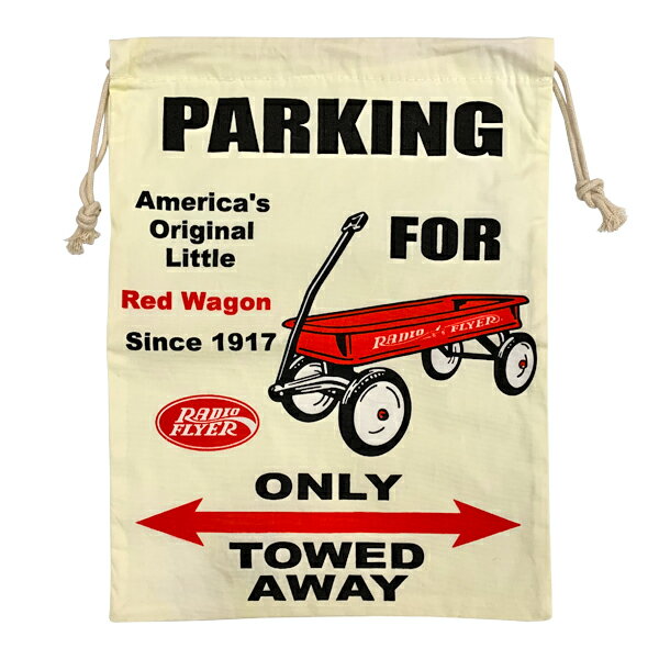 巾着袋 【 Radio Flyer】/ 道具袋 ラジオフライヤー アメリカン雑貨