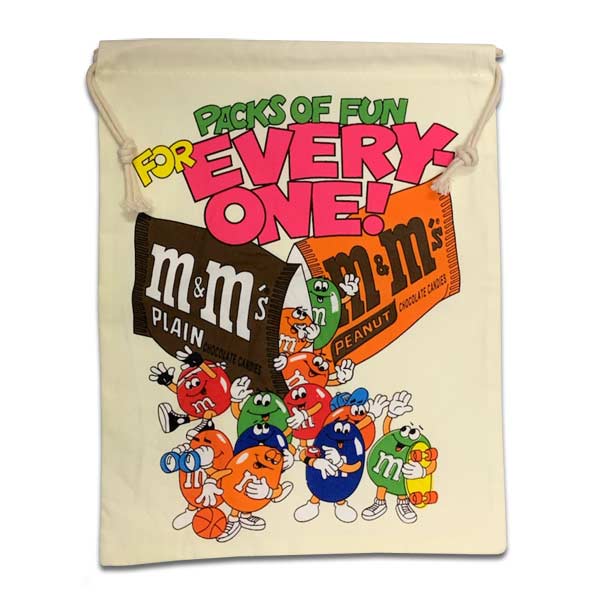 巾着袋 【m&m's】/ 道具袋 エムアンドエム アメリカン雑貨