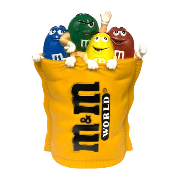 キャラクター貯金箱 M&M's エムアンドエムズ ソフビ コインバンク 貯金箱 スタチュー アメリカン雑貨