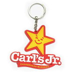 ラバー キーホルダー [カールスジュニア] Carl's Jr. キーリング アメリカン雑貨