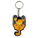 【メール便可】ラバーキーホルダー Garfield Scratch ガーフィールド スクラッチ (6.2x4cm) / キーリング アメリカン雑貨 LACRC2098ACC(4)