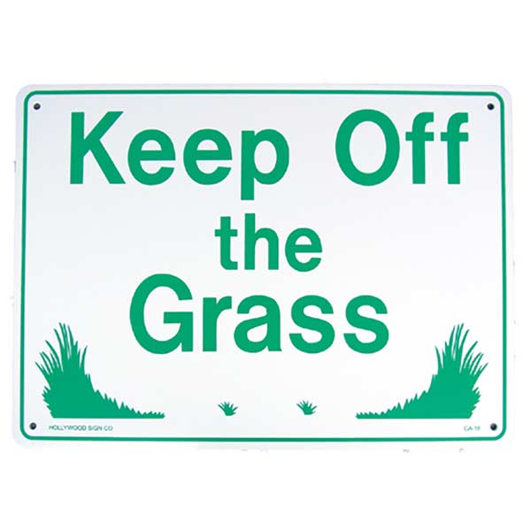 ץ饹åܡɡKEEP OFF THE GRASS / ػ  ꥫ󻨲 [CA-18]