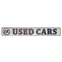エンボスメタルサイン 看板 [USED CARS] 中古車 Emboss Metal Sign アメリカン雑貨
