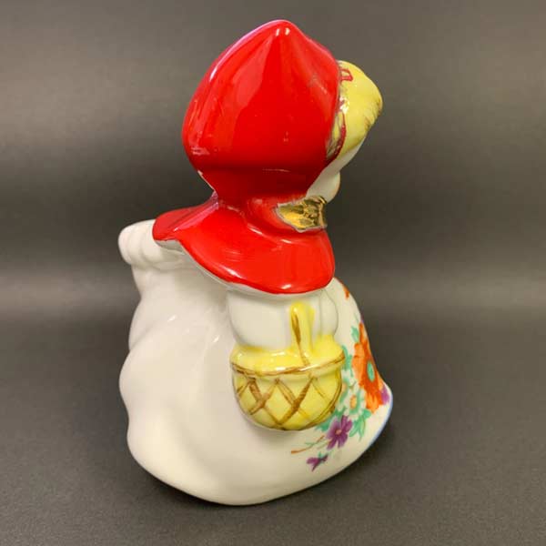 赤ずきん 女の子 陶器 花瓶 置物 小物入れ カントリー レトロ アメリカン雑貨 [2]