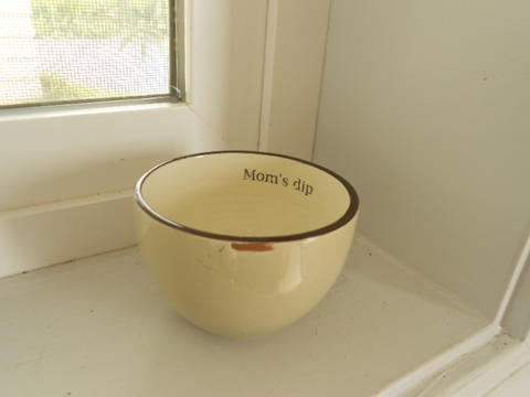 陶器ミニボール　ファーマーズバーン・ボウル(S・モスグリーン) Mam's dip絶版ティアラ　食器　フレン..