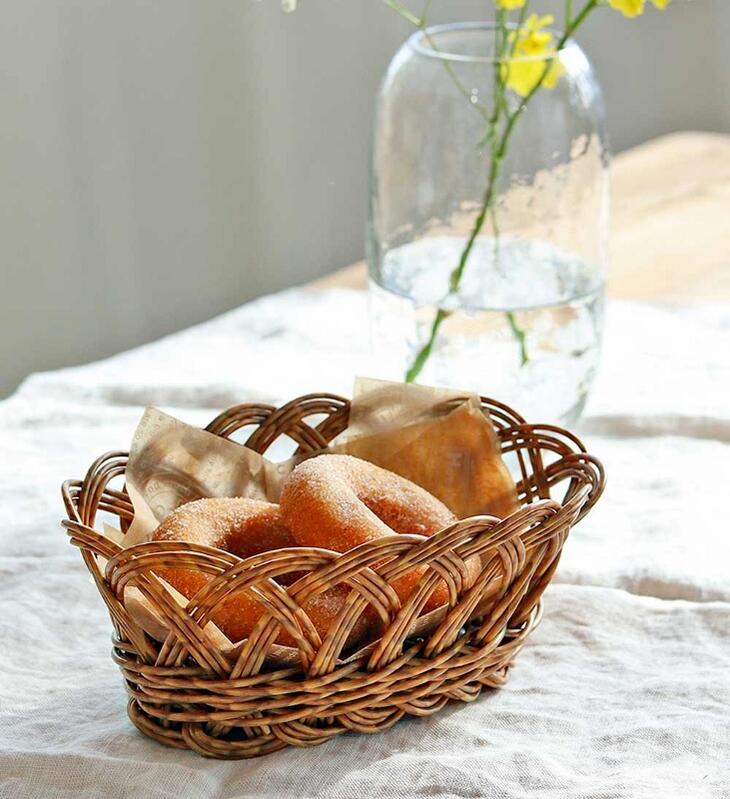 洗える バスケット ユティル オーバル 安い 水洗い ブラウン 洗浄 ざる 安い インテリア雑貨 レトロ調 ナチュラル 丈夫 クレエ レトロ キャンディ 軽い 9224-0002プランターカバー フラワー 観葉植物 鉢カバー 洗濯 ガーデニング雑貨 パン ブレッド フルーツ プレゼントのサムネイル