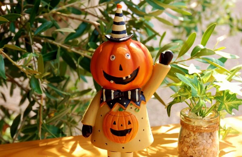 ガーデニング雑貨 ハロウィン ハンドドール ジャックオーランタン 大きい アメリカン カントリー雑貨 ハロウィン飾り インテリア雑貨 コベントガーデン ガーデン雑貨 オレンジ 秋雑貨 おしゃれ 庭飾り ハロウィーン ゴースト おばけ かぼちゃ 可愛い パンプキン 人形 ドール