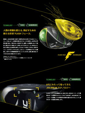 キャロウェイ EPIC FLASH SUBZERO レフティ ドライバーCallaway EPIC FLASH SUBZERO Lefty DRIVERSpeeder EVOLUTION4 カーボンシャフトメーカーカスタム