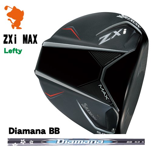 DUNLOP 2024 SRIXON ZXi MAX Lefty DRIVER ダンロップ スリクソン ZXi MAX レフティ ドライバー Diaman..