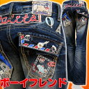 わけあり並の激安価格☆LOLITAJEANS ロリータジーンズ #1179 ボーイフレンドデニム/ジーンズ 刺繍/手紙/エアーメール/カラフル★レッドペッパー（redpepper）に次ぐ大人の韓国ブランドデニム！【送料無料】【smtb-KD】あす楽対応【YDKG】