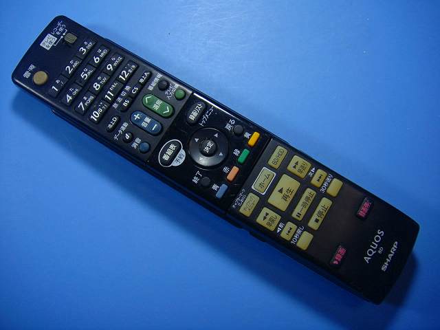 GA813PA シャープ SHARP BDレコーダー リモコン 送料無料 スピード発送 即決 動作確認済 不良品返金保証 純正 D5148...