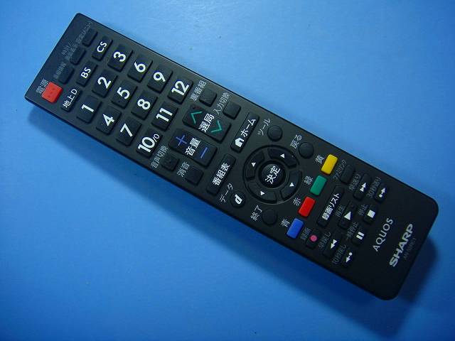AN-52RC1 シャープ SHARP テレビリモコン 送料無料 スピード発送 即決 動作確認済 不良品返金保証 純正..