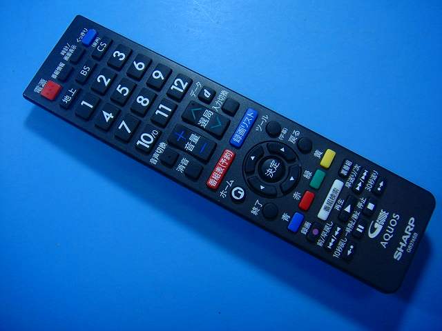 GB374GB シャープ SHARP テレビリモコン 送料無料 スピード発送 即決 動作確認済 不良品返金保証 純正 ..