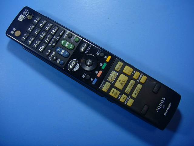 GA813PA シャープ SHARP BDレコーダー リモコン 送料無料 スピード発送 即決 動作確認済 不良品返金保証 純正 D6003