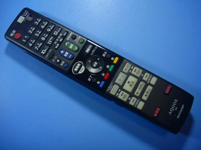 GA979PA シャープ SHARP BDレコーダー リモコン 送料無料 スピード発送 即決 動作確認済 不良品返金保..