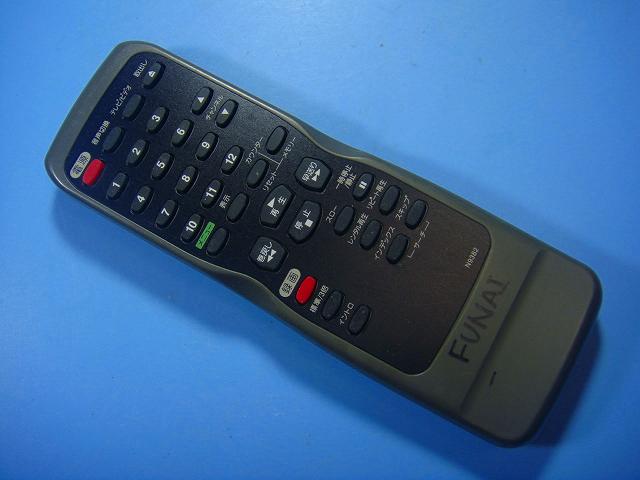 N9382 FUNAI フナイ ビデオリモコン 送料無料 スピード発送 即決 動作確認済 不良品返金保証 純正 D6167