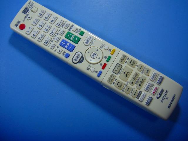 GB136PA シャープ SHARP BDレコーダー リモコン 送料無料 スピード発送 即決 動作確認済 不良品返金保証 純正 D6284