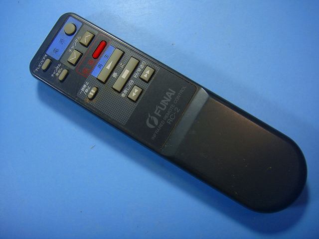 FC-2 FUNAI フナイ ビデオリモコン 送料無料 スピード発送 即決 動作確認済 不良品返金保証 純正 D7098