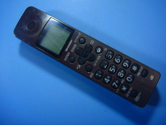JD-KS17 シャープ コードレス 電話機 子機 送料無料 スピード発送 即決 不良品返金保証 純正 D7163
