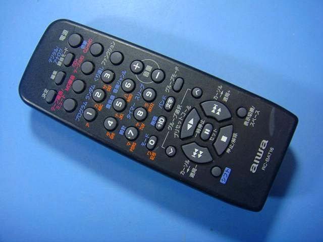 RC-BAT16 アイワ AIWA オーディオ リモコン 送料無料 スピード発送 即決 動作確認済 不良品返金保証 純..