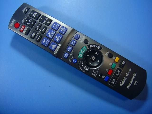 N2QAYB000188 Panasonic パナソニック BDレコーダー リモコン 送料無料 スピード発送 即決 動作確認済 不良品返金保証 純正 D7512