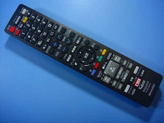 GB329PA シャープ SHARP BDレコーダー リモコン 送料無料 スピード発送 即決 動作確認済 不良品返金保証 純正 D7611