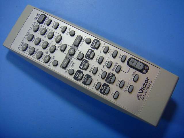 RM-SUXW50-S ビクター オーディオ リモコン 送料無料 スピード発送 即決 動作確認済 不良品返金保証 純正 D7672...