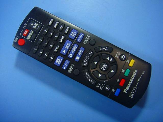 N2QAYB001037 Panasonic パナソニック BD リモコン 送料無料 スピード発送 即決 動作確認済 不良品返金保証 純正 D7696