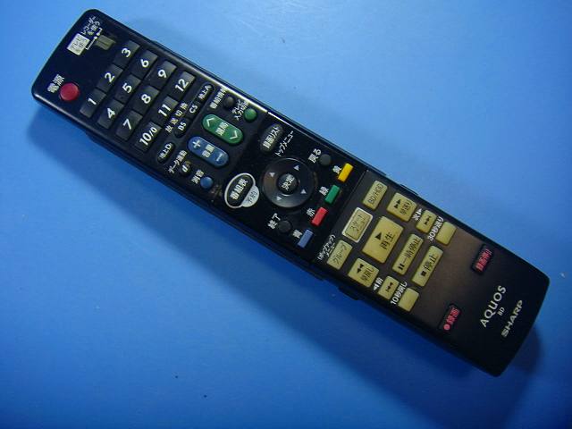 GA778PA シャープ SHARP BDレコーダー リモコン 送料無料 スピード発送 即決 動作確認済 不良品返金保証 純正 D8084