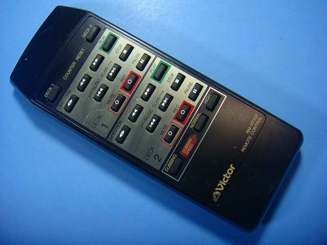 RM-RT531 ビクター オーディオ カットデッキ リモコン 送料無料 スピード発送 即決 動作確認済 不良品返金保証 純正 D8201