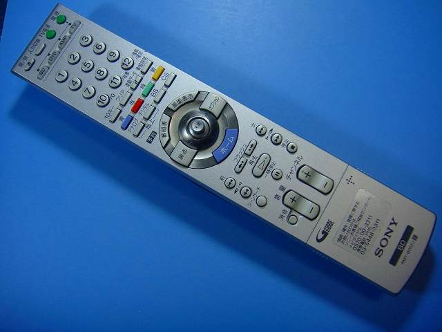 RMT-B002J SONY ブルーレイ BDレコーダー リモコン 送料無料 スピード発送 即決 動作確認済 不良品返金保証 純正 D8318