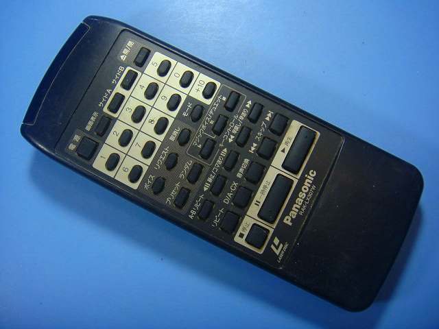 RAK-LX307W Panasonic パナソニック レーザーディスク リモコン 送料無料 スピード発送 即決 動作確認済 不良品返金保証 純正 D8374