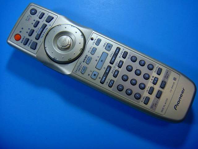 CU-DV038 パイオニア Pioneer DVDプレーヤーリモコン 送料無料 スピード発送 即決 動作確認済 不良品返金保証 純正 D8815