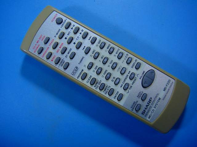 MD-F220 RRMCG0287AWSA シャープ SHARP オーディオ リモコン 送料無料 スピード発...