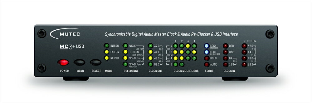 MUTEC - MC-3+USB/Black（USB デジタルオーディオ・マスタークロックジェネレー ...