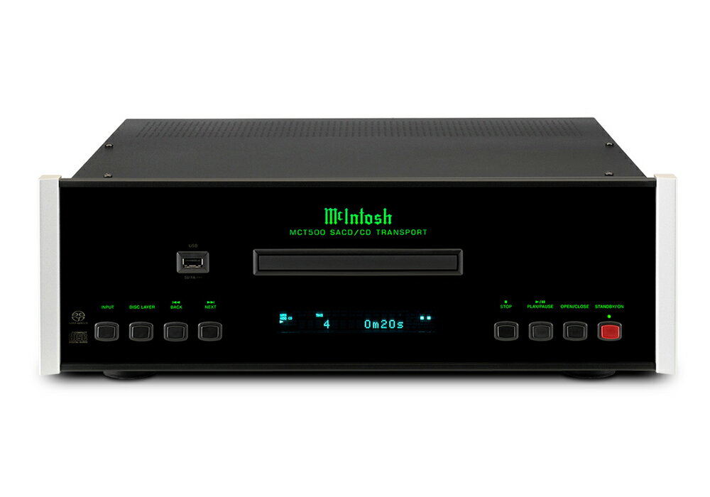 McIntosh - MCT500（SACD/CDトランスポート）【メーカー直送品（代引不可）・納期は確認後ご連絡】