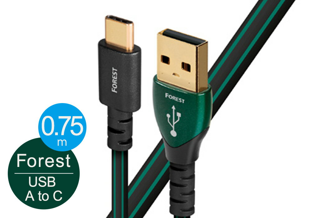 audioquest - USB2 FOREST 0.75m AC USB2 FOR 0.75M AC  USB2.0EA-C  ݌ɌE݌ɗL葦[ 