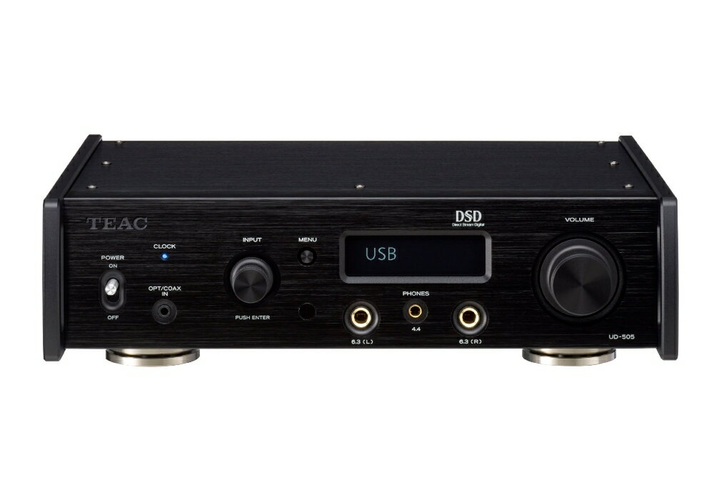 TEAC - UD-505-B/ブラック（USB-DAC内蔵ヘッドホンアンプ）【完売】