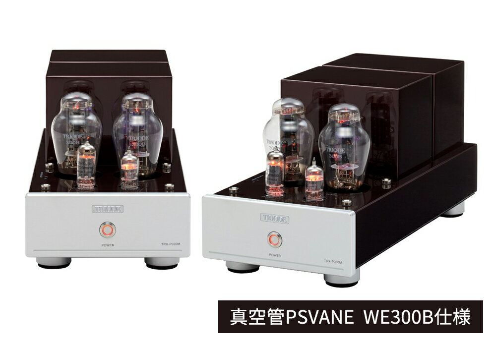 TRIODE - TRX-P300M-WE300（ペア）PSVAN WE300B仕様 真空管モノラルパワーアンプ【メーカー取寄品 納期は確認後ご連絡】