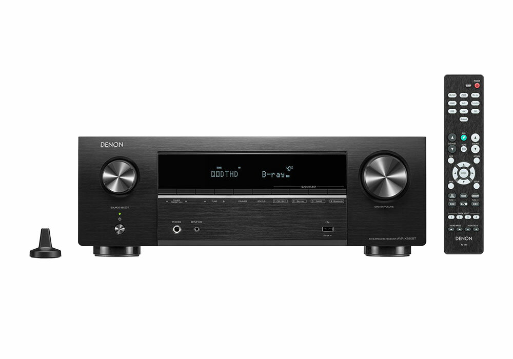 DENON - AVR-X580BT/ブラック 5.2ch AVサラウンドレシーバー 【在庫有り即納】