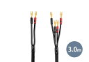 audioquest - RKT11/3M/Y/SBW(ROCKET11・スピーカーケーブル・3.0m・両端Yプラグ・シングルバイワイヤー・ペア)【メーカー取寄...