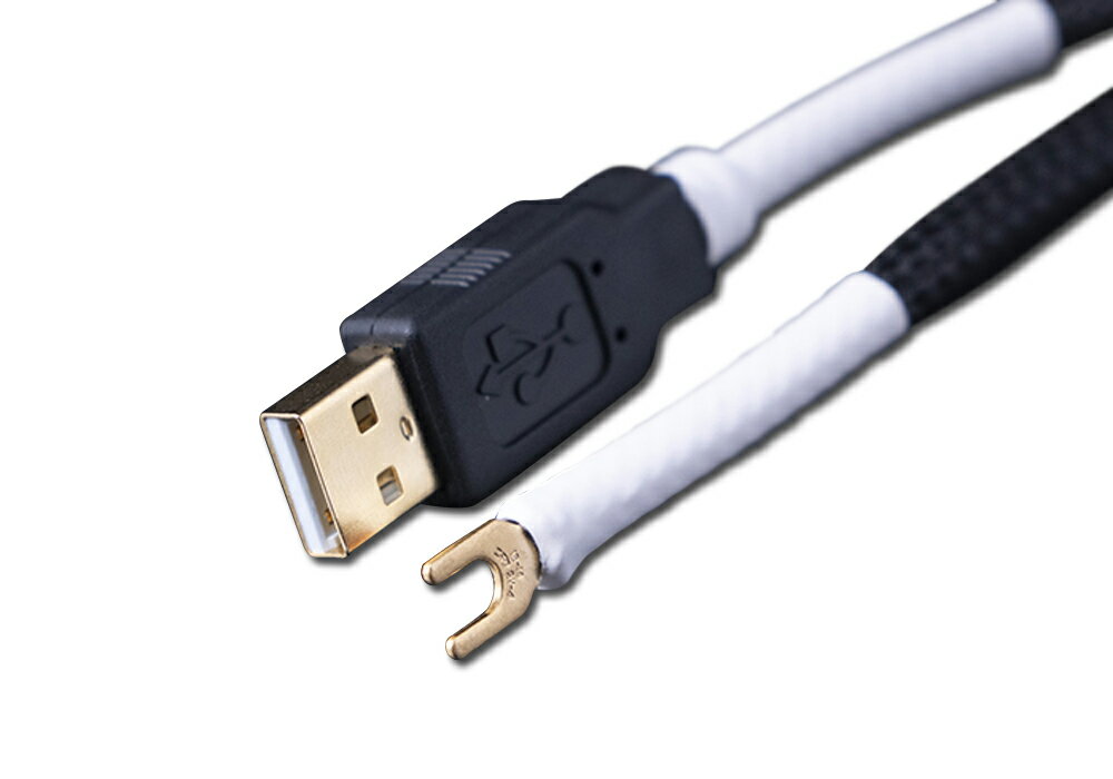 KOJO（光城精工） - Clone1UA（アースケーブル・1.2m・Y端子-USB-A）【在庫有り即納】